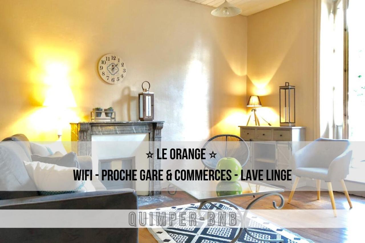 Le Orange - Confort - Wifi - Entre Gare Et Centre Quimper Exterior photo